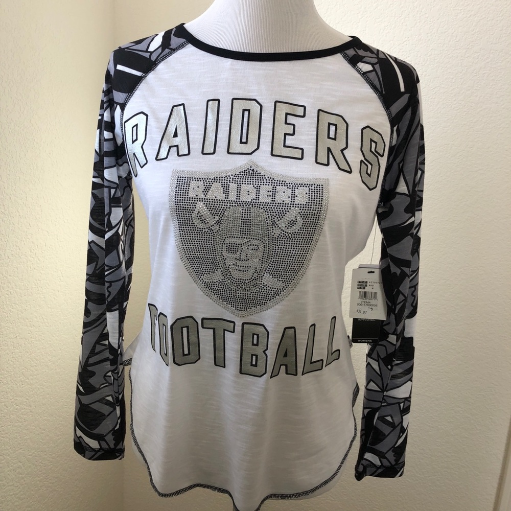 Long sleeve Raiders Tee NFL Bling